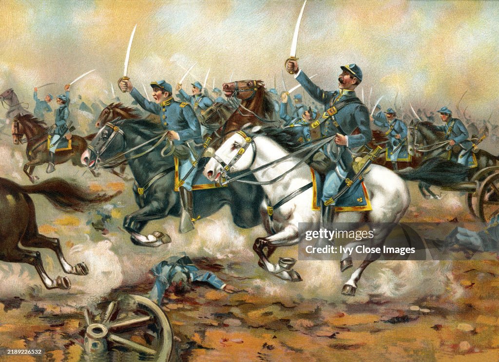 Gaines's Mill Cavalry Charge
