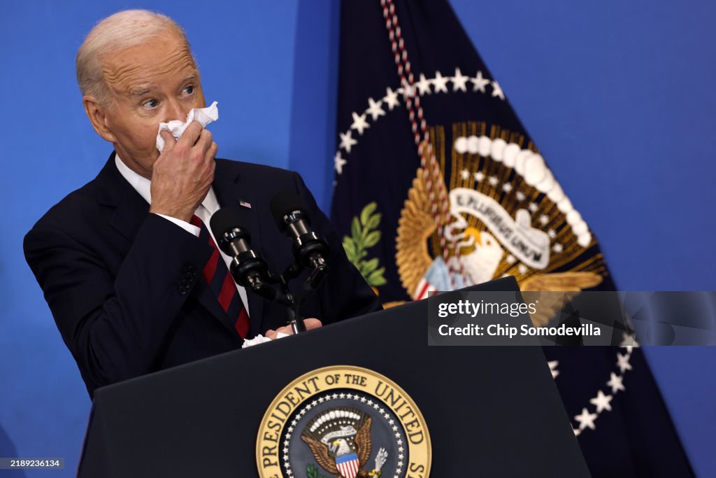 President Biden Speaks At The Brookings Institution In Washington, D.C.