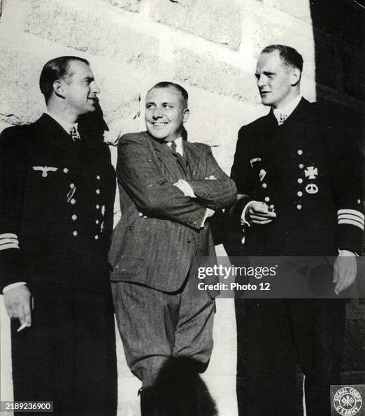Eric Topp Martin Bormann and Erich Topp , senior Nazi dignitaries, in... News ...