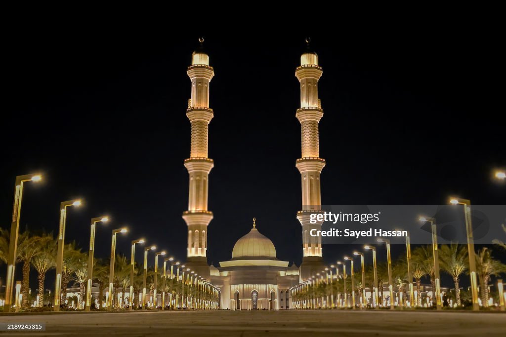 Misr A general view of Masjid Misr Mosque on December 10, 2024 in Cairo ...