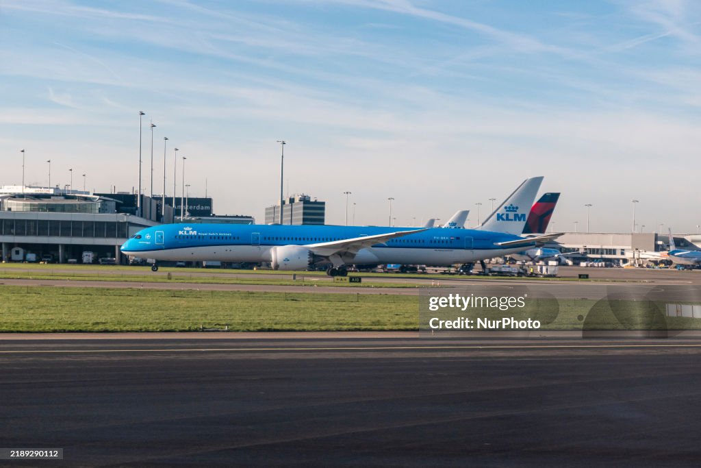 Aerial View Of Amsterdam Schiphol Airport