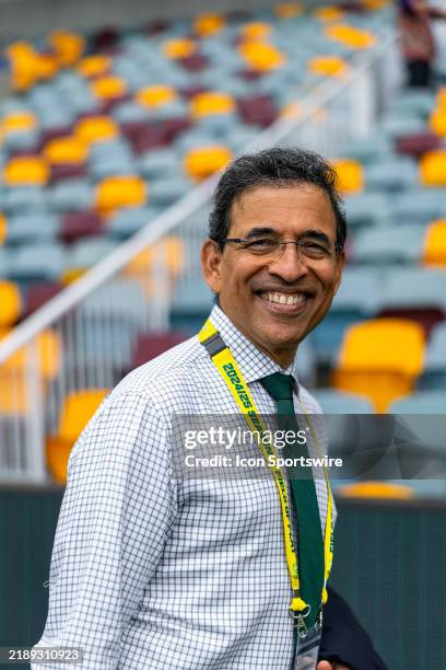 Indian commentator Harsha Bhogle before start of Day 1 of the third NRMA Insurance Test match of Border Gavaskar trophy between Australia and India...