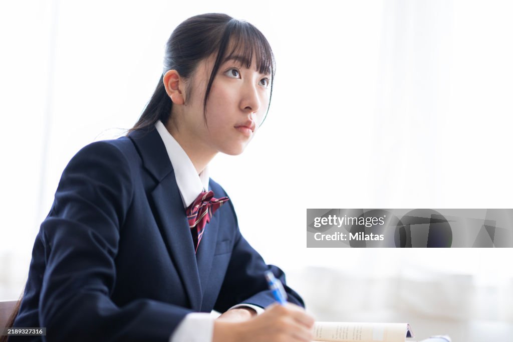 Students taking classes at school