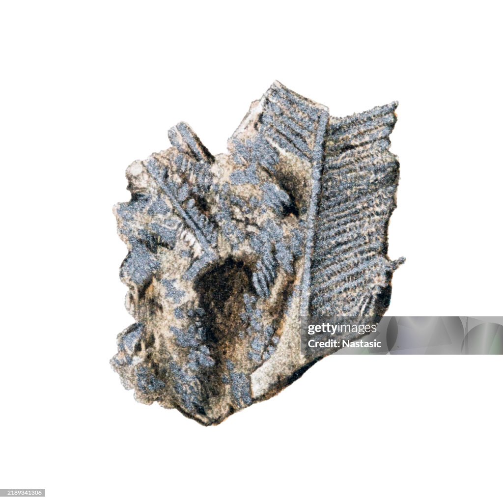 Minerals and Rocks ,Knitted structure of silver ore (Potosi Bolivia)