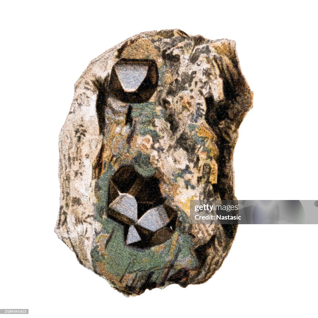 Minerals and Rocks ,Cobaltite with ingrown crystals (Tunaberg, Sweden)