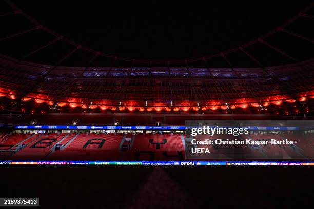 General view inside the stadium after the UEFA Champions League 2024/25 League Phase MD6 match between Bayer 04 Leverkusen and FC Internazionale...