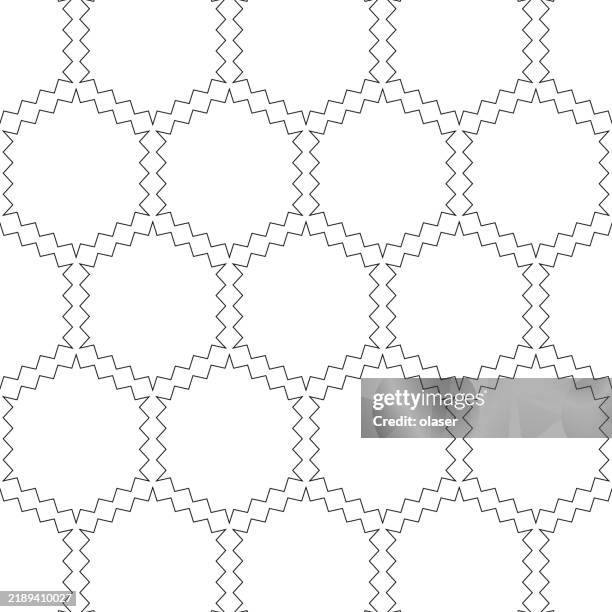 Octagon Combination Pattern A Geometric Pattern Featuring Octagonal Shapes Creating A Visually ...