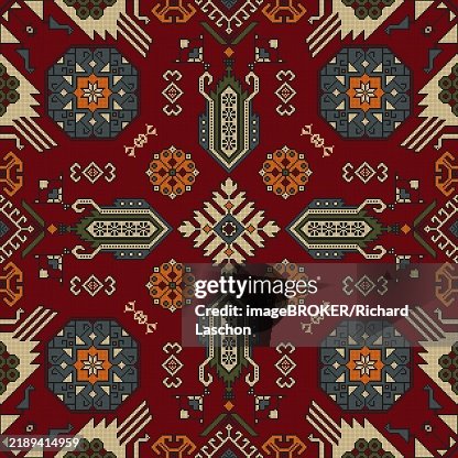 Persian seamless pattern, vector template design Persian seamless pattern, vector template design