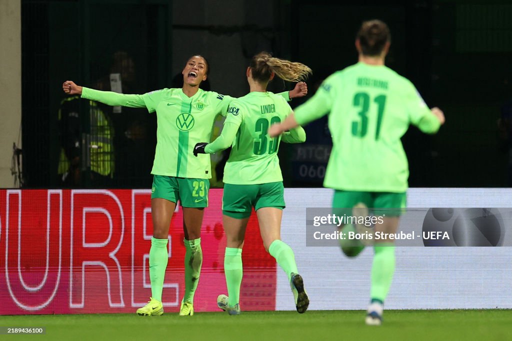 VfL Wolfsburg v AS Roma - UEFA Women's Champions League 2024/25 Group Stage MD5