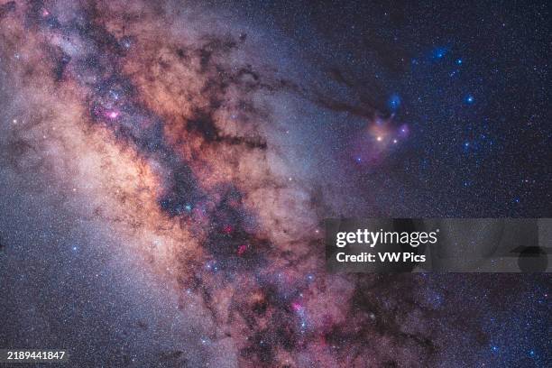 There's no richer and more colourful area of the sky than this field encompassing the Galactic Center in Sagittarius at left and the constellation of...