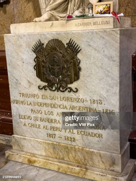 Inscription Arg 51 General Jose De San Martin Memorial Stock Photos, High-Res Pictures ...