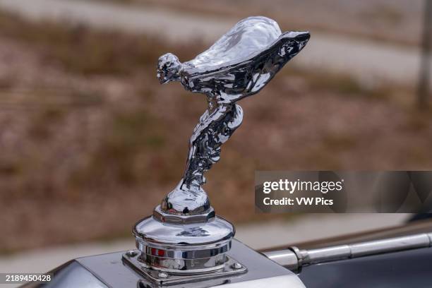 Restored 1930s pre-War Rolls Royce Phantom at the Moab Rotary Car Show in Moab, Utah.