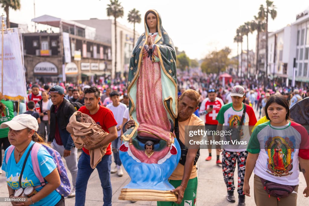 Mexicans Celebrate Day Of Our Lady Of Guadalupe