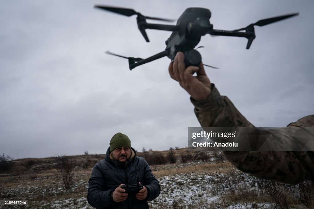 Training exercise of 24th brigade Ukrainian servicemen in Donetsk Oblast