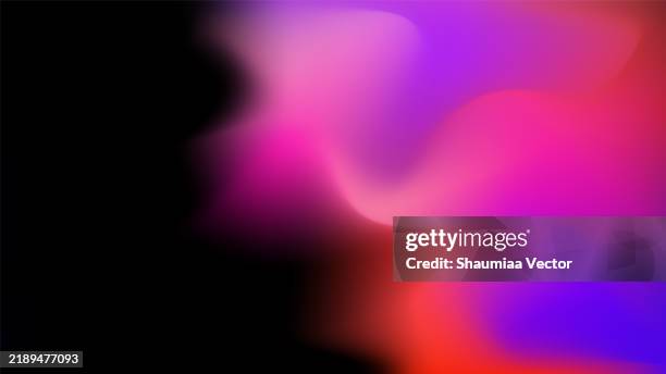 abstrakter verschwommener dunkler verlaufshintergrund. designvorlage für anzeigen, banner, poster, cover, web, broschüre, hintergrundbild und flyer. - universe-background stock-grafiken, -clipart, -cartoons und -symbole