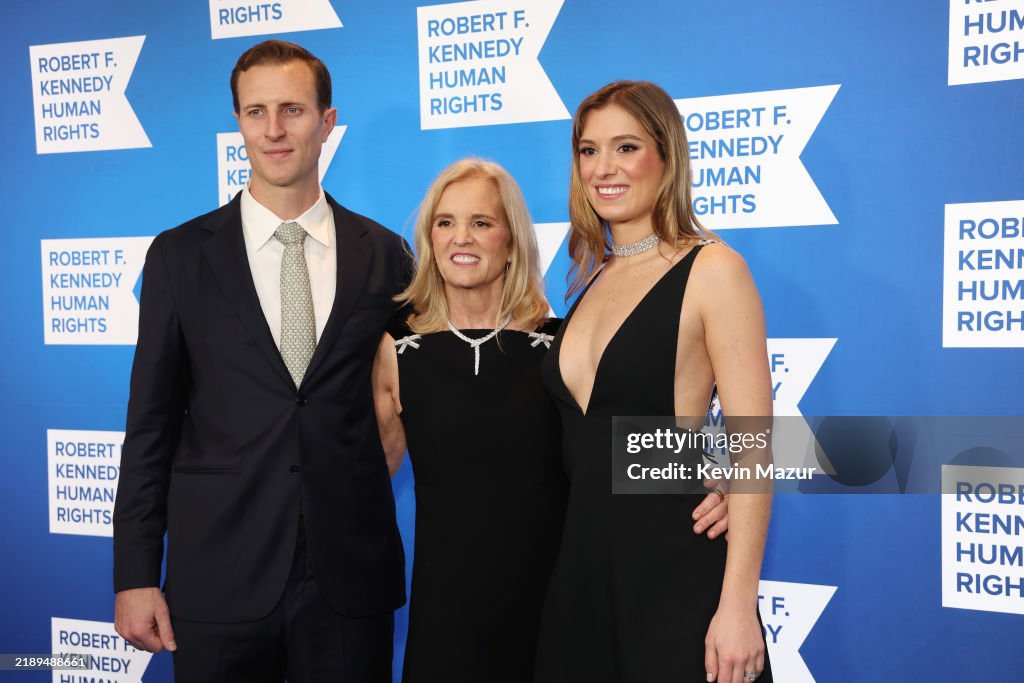 Tellef Lundevall, Kerry Kennedy and Mariah Kennedy attend the Robert