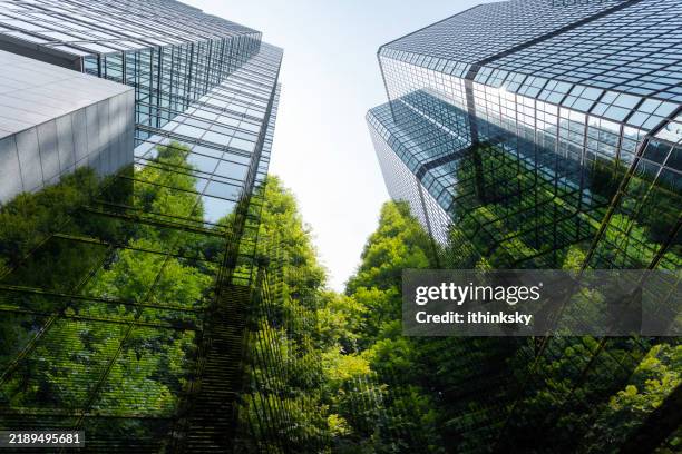 edificio concepto verde - arquitectura exterior fotografías e imágenes de stock