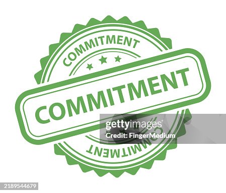 Commitment Rubber Seal Stamp High-Res Vector Graphic - Getty Images