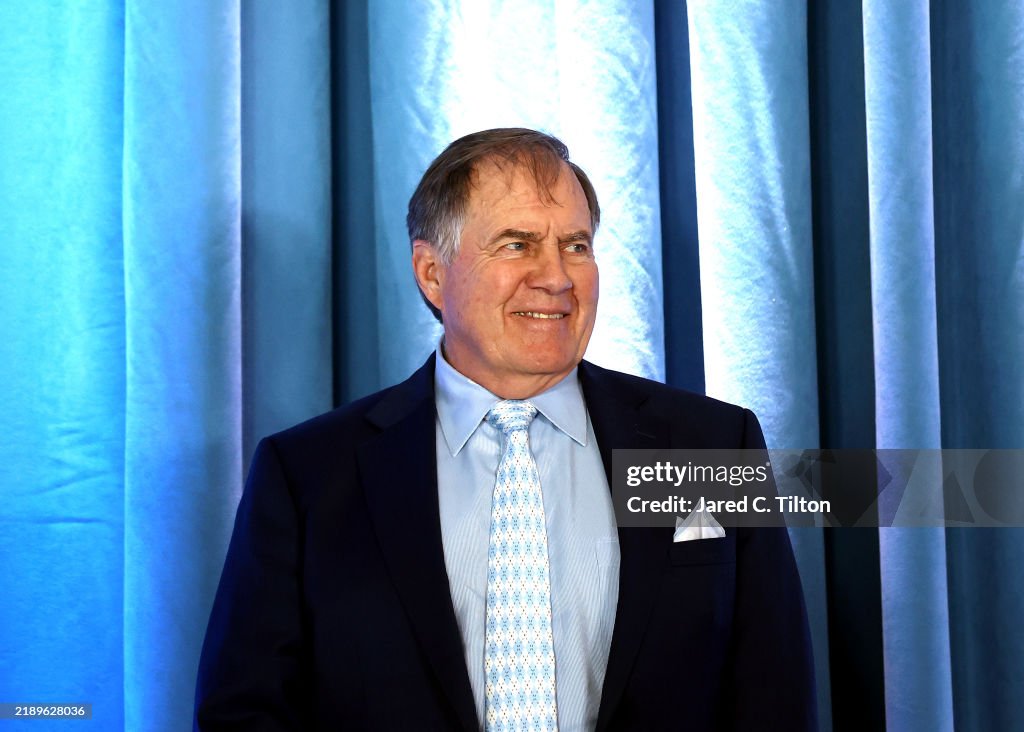North Carolina Tar Heels Present New Football Coach Bill Belichick