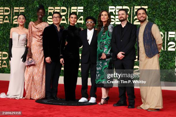 Jury members Ke-Xi Wu, Ramata-Toulaye Sy, Daniel Dae Kim, Tuba Büyüküstün, Spike Lee, Minnie Driver, Abu Bakr Shawky and Hamzah Jamjoom attend the...