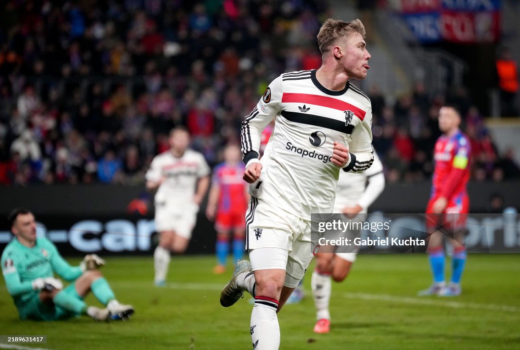FC Viktoria Plzen v Manchester United - UEFA Europa League 2024/25 League Phase MD6