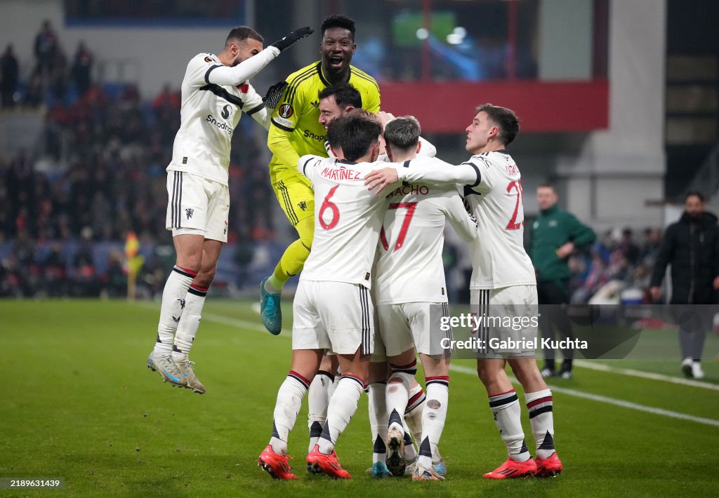 FC Viktoria Plzen v Manchester United - UEFA Europa League 2024/25 League Phase MD6