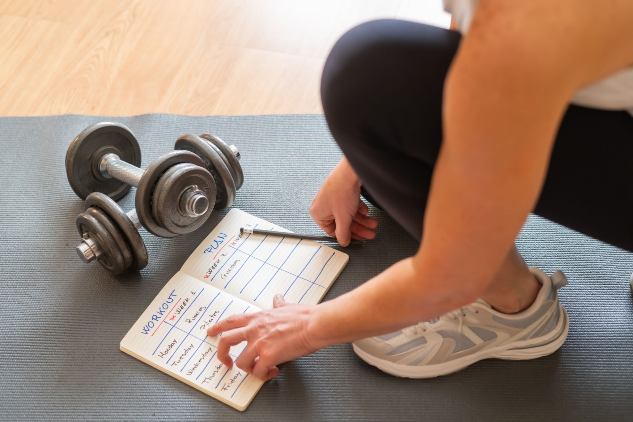 home workout schedule