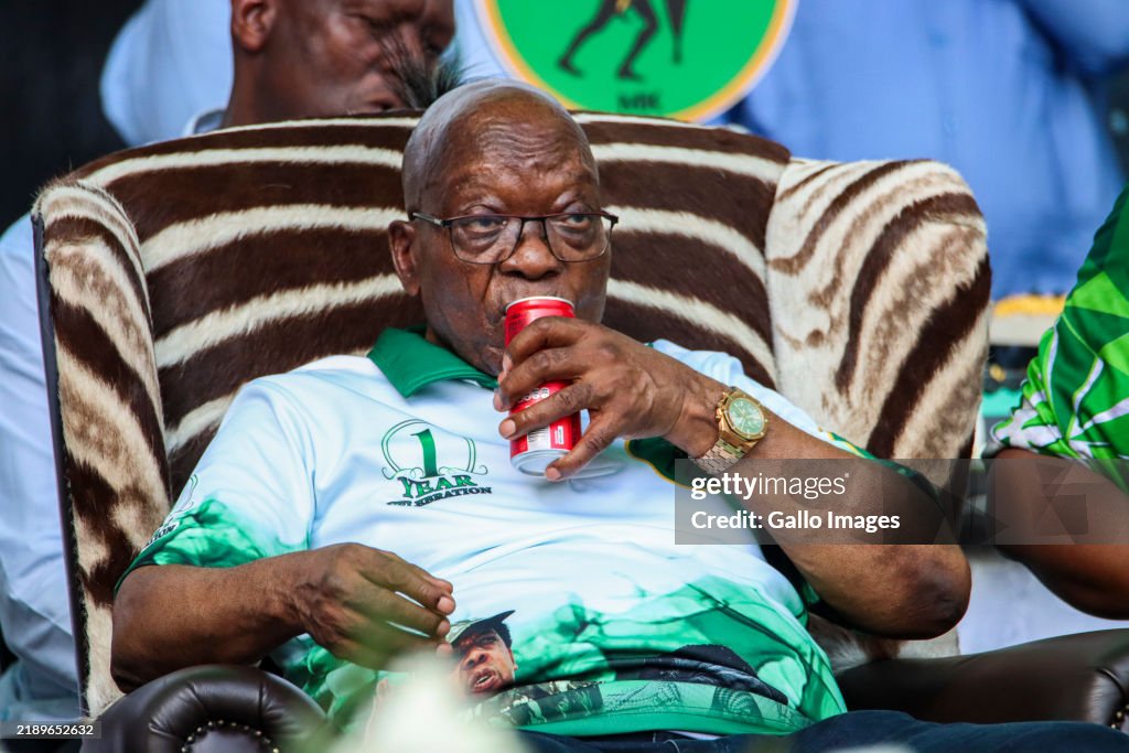 Mk Rally Jacob Zuma drinking coke at the Umkhonto WeSizwe Party first... News ...