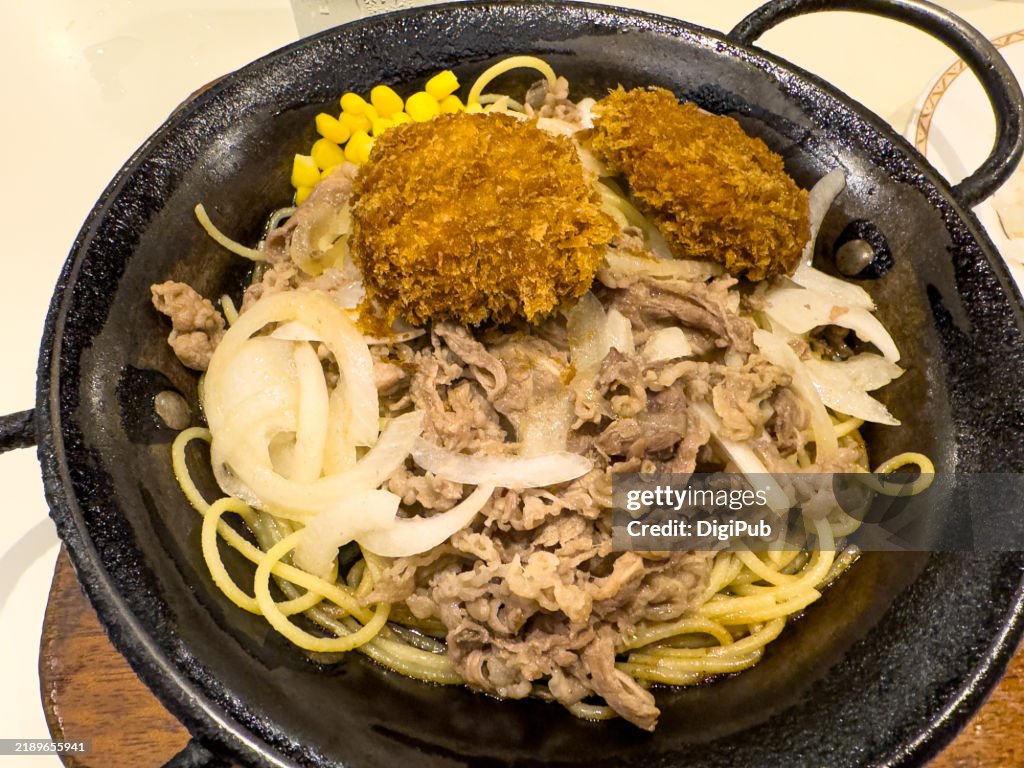 Beef and Pork Cutlet Pasta