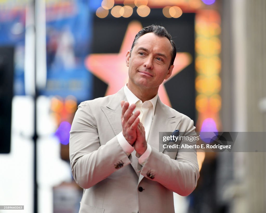 Jude Law Star Ceremony