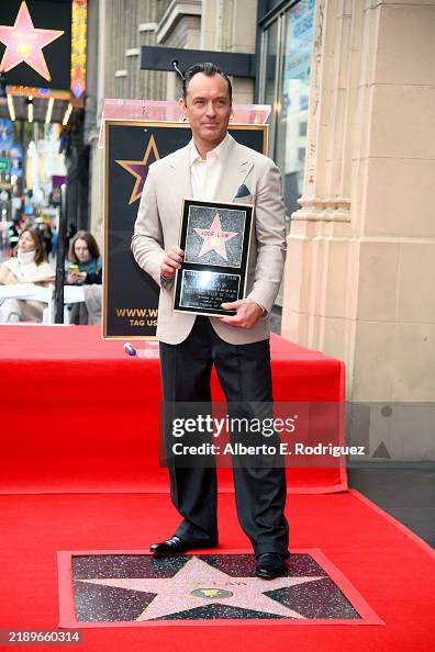 Jude Law Star Ceremony Jude Law Star Ceremony