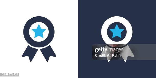 ilustrações de stock, clip art, desenhos animados e ícones de quality badge, certified icon. solid icon vector illustration. for website design, logo, app, template, ui, etc. - certification-icon