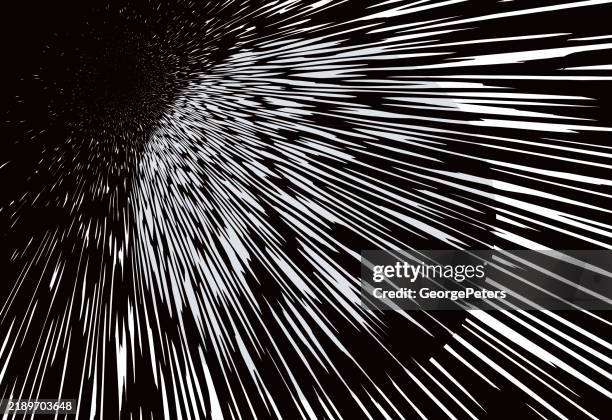 meteor speeding through space - fireball stock illustrations