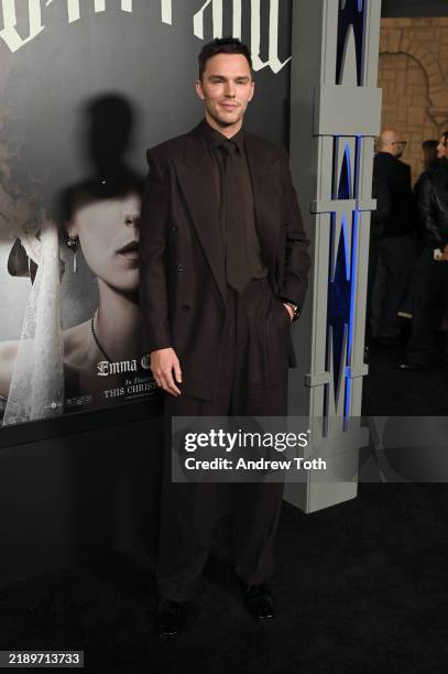 Nicholas Hoult attends the Los Angeles premiere of Focus Features' "Nosferatu" at TCL Chinese Theater on December 12, 2024 in Hollywood, California.