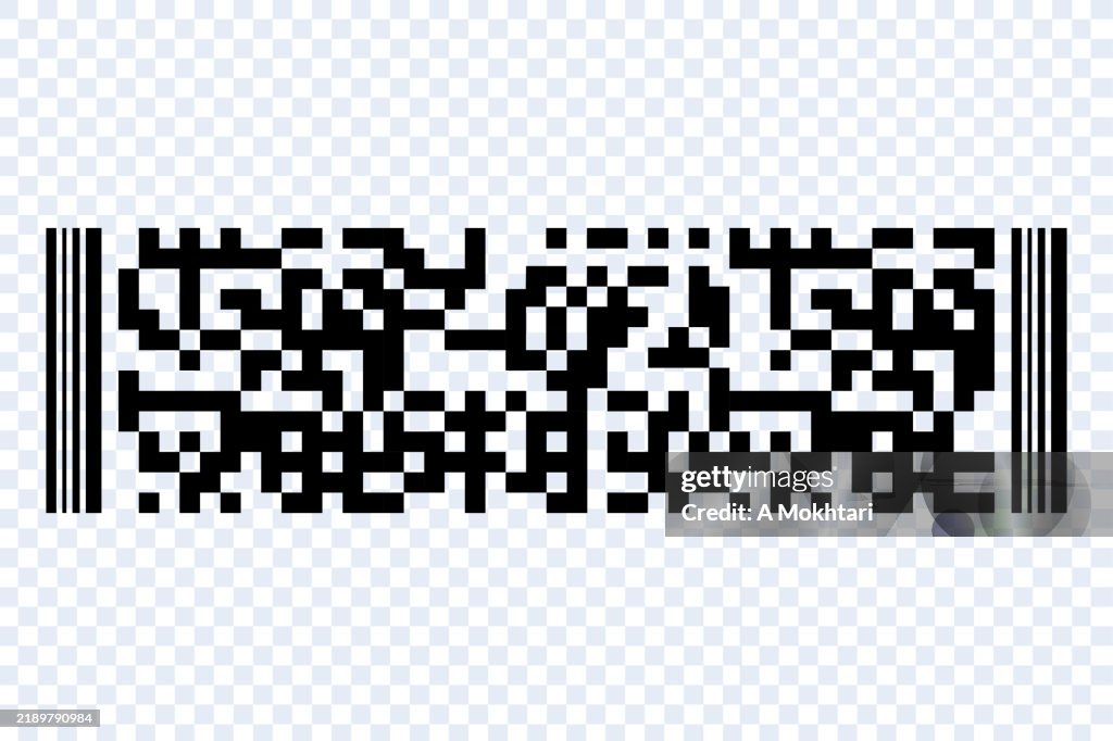 Barcode and QR code icon.