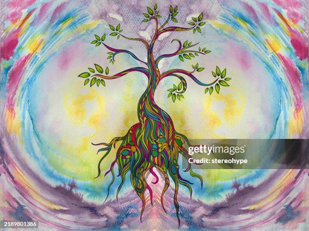 tree infinite - rainforest canopy stock illustrations
