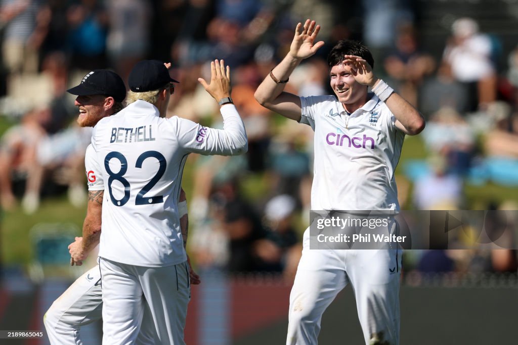New Zealand v England - 3rd Test: Day 1