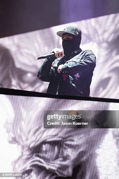 Yeat Rapper W American rapper and singer-songwriter Yeat performs onstage during ...