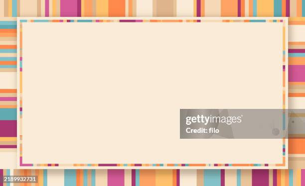 retro frame design background - photo collage template stock illustrations