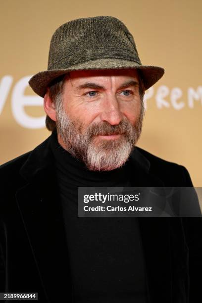 Antonio De la Torre attends the red carpet for the Jose María Forque Awards 2024 at Palacio Municipal de Congresos de Madrid on December 14, 2024 in...