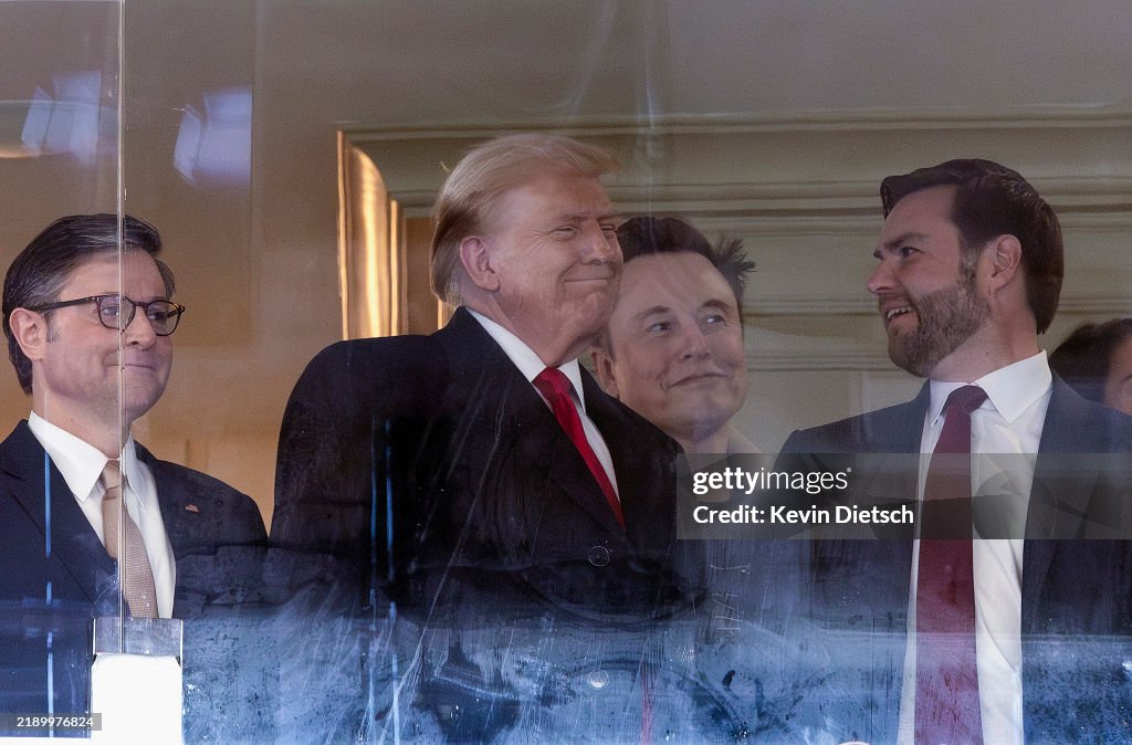 President-Elect Donald Trump Watches Army-Navy Football Game