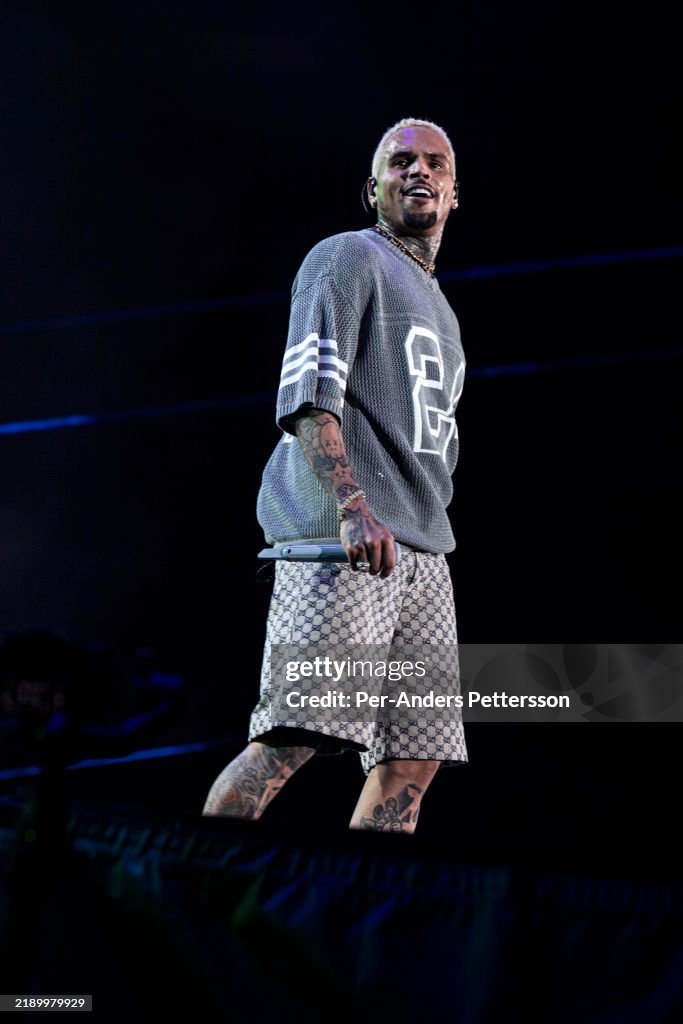 Chris Brown Performs At FNB Stadium