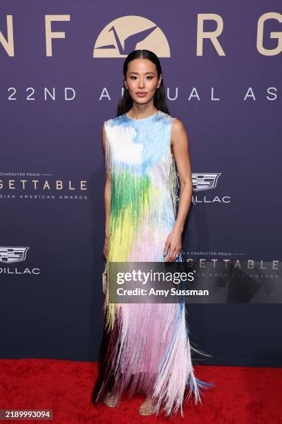Jamie Chung attends Unforgettable: The 22nd Annual Asian American Awards at The Beverly Hilton on December 14, 2024 in Beverly Hills, California.