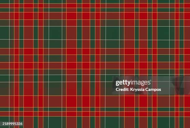 traditional christmas plaid pattern with festive colors - schottenkaro stock-fotos und bilder