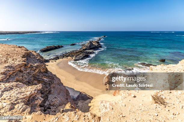General view of the shore on December 4, 2024 in Punta de Jandia, Spain.