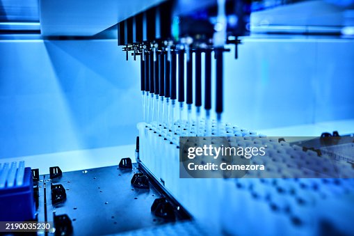 Pipette Analyzing Samples at Laboratory Pipette Analyzing Samples at Laboratory