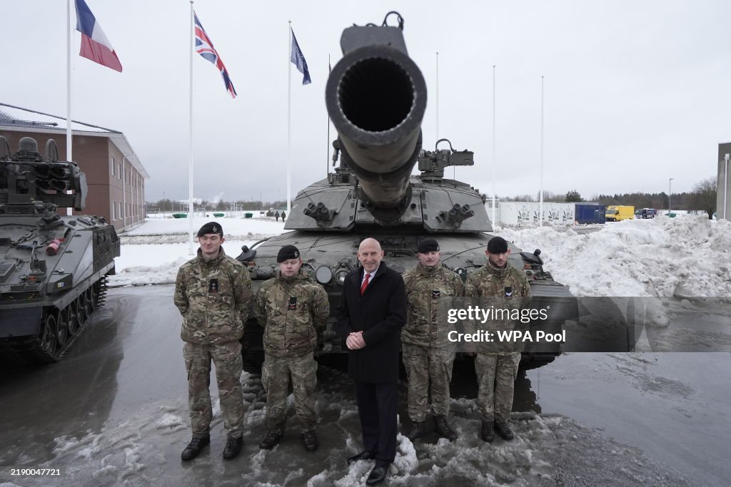 UK Defence Secretary John Healey Visits Estonia