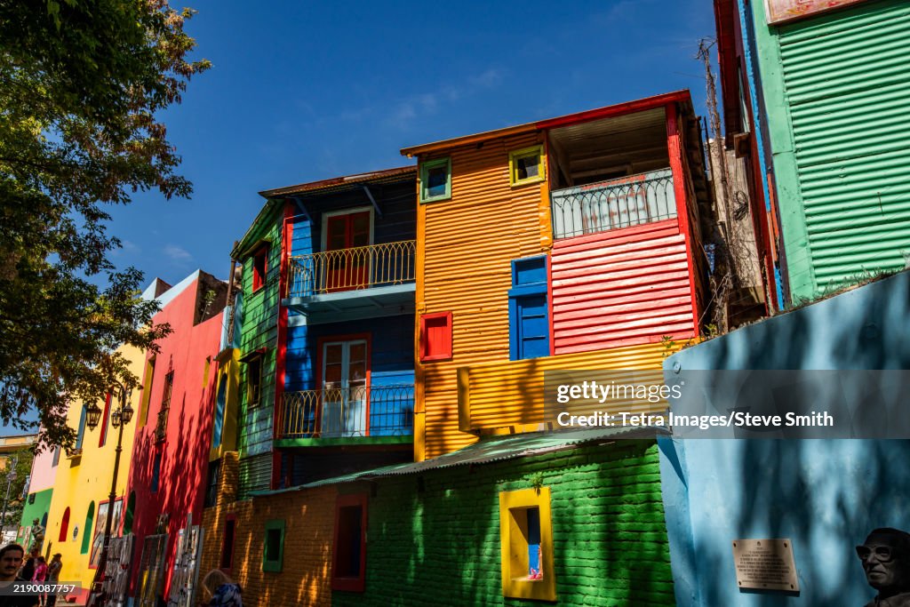 Colorful buildings of La Boca neighborhood