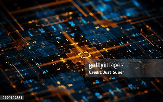 Futuristic Artificial Intelligence Machine Learning Data Technology Complex , Interconnected Network. Digital Transformation Futuristic Artificial Intelligence Machine Learning Data Technology Complex , Interconnected Network. Digital Transformation