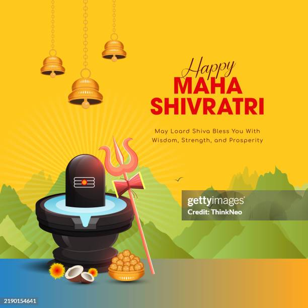 maha shivratri , trisulam, lord shiva - maha shivaratri stock illustrations
